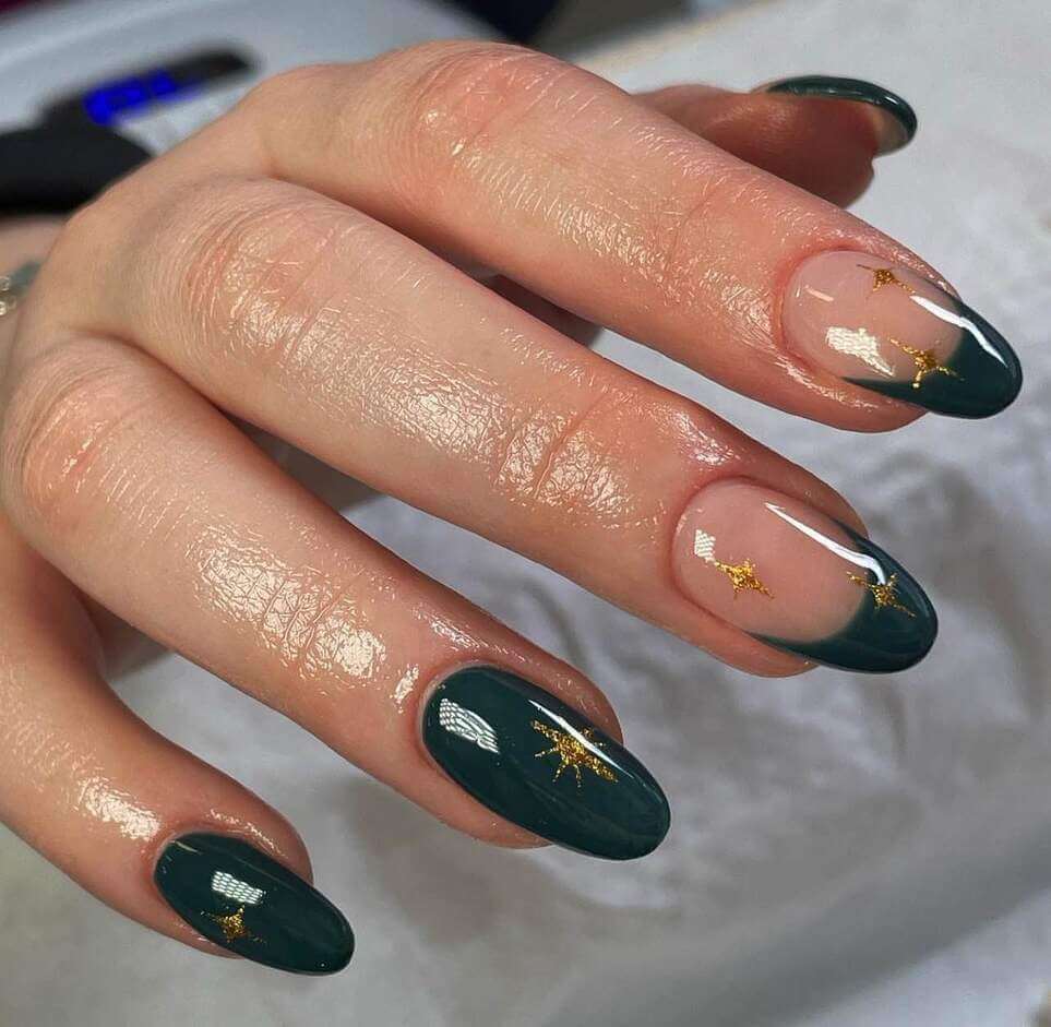 elegant fall nails
