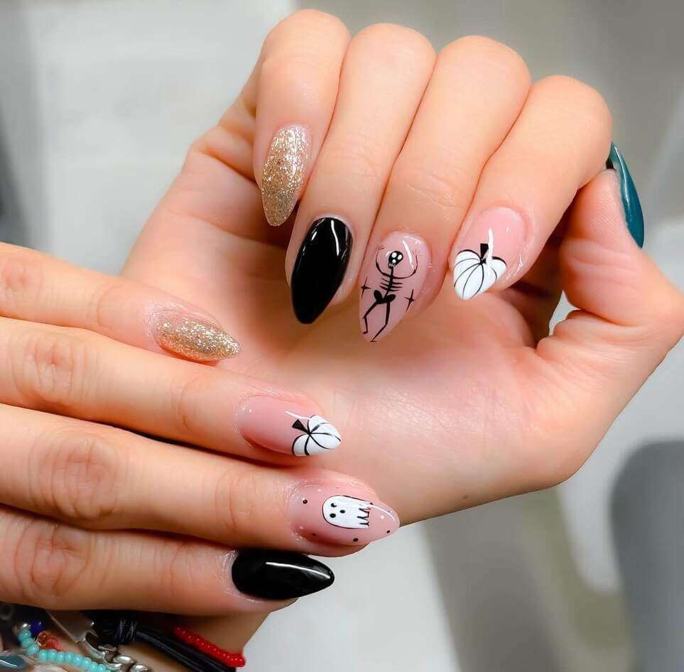 halloween nail designs