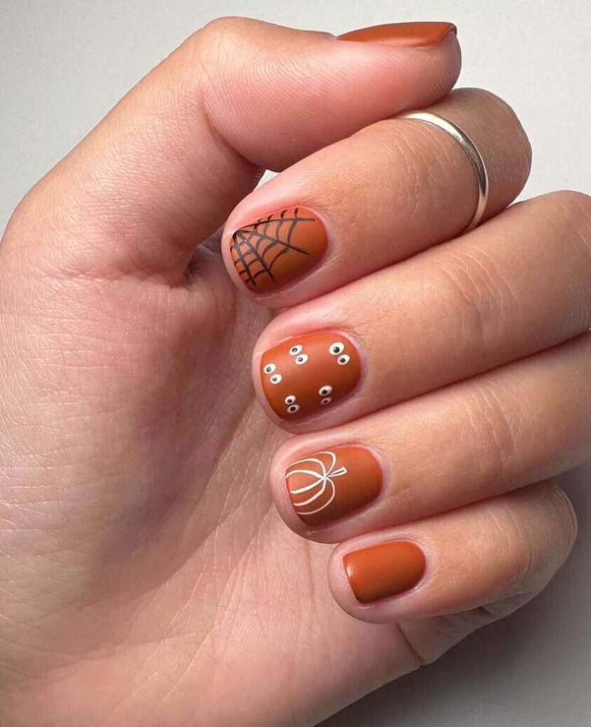 cute halloween nail designs