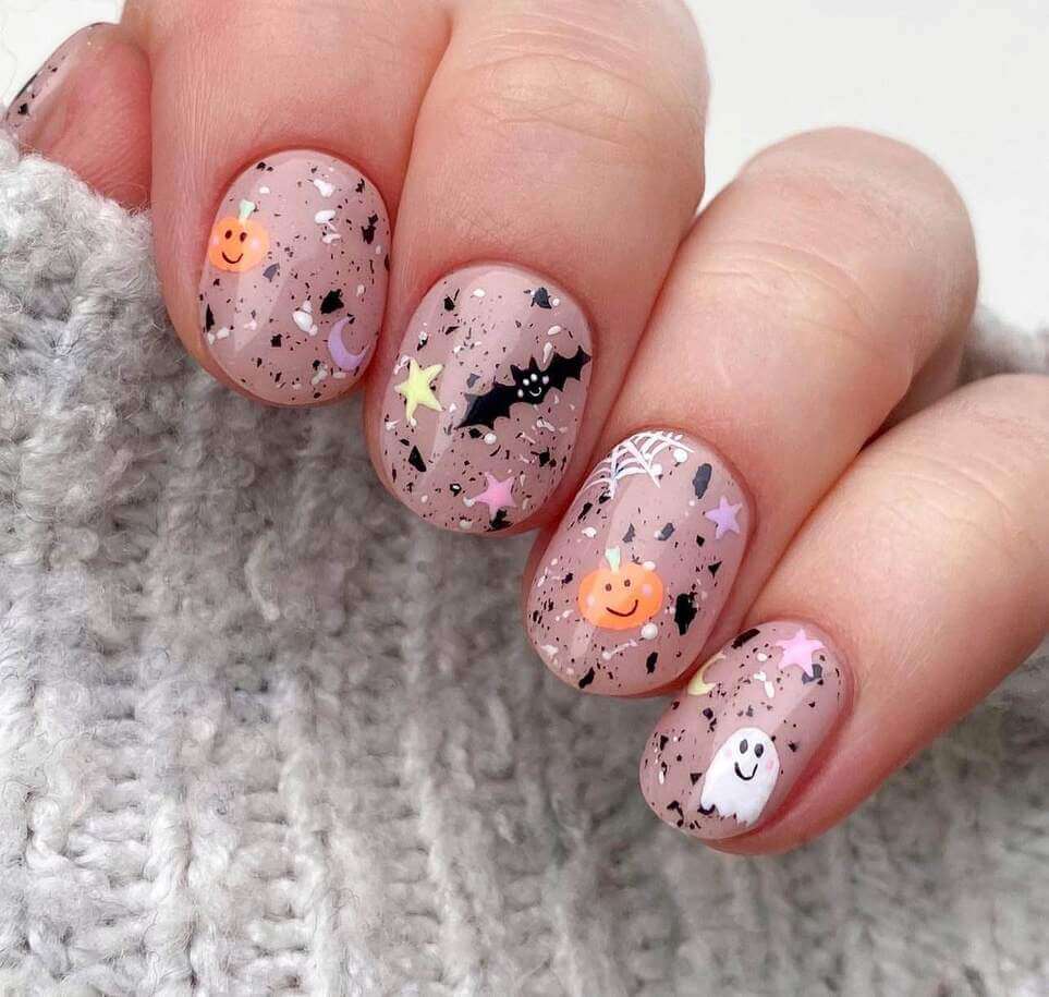 cute halloween nail ideas