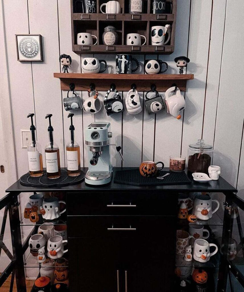 Halloween coffee bar