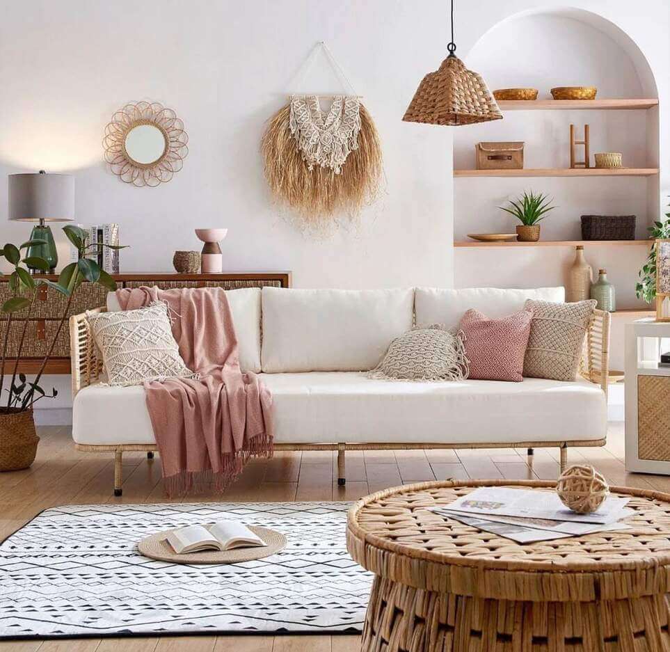 boho living room design