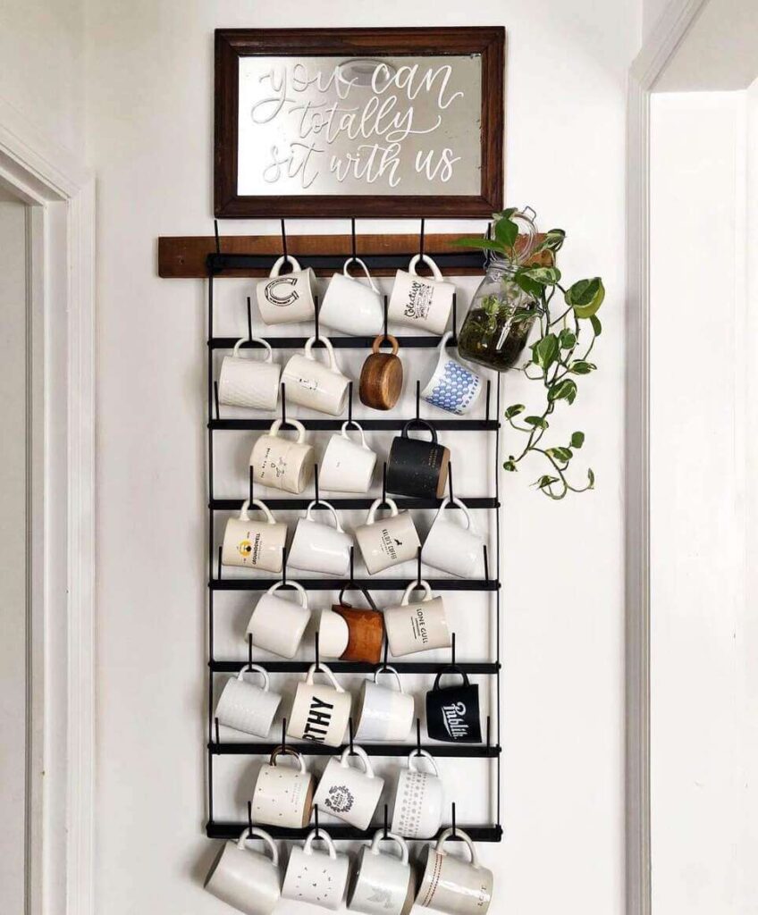 coffee mug storage ideas