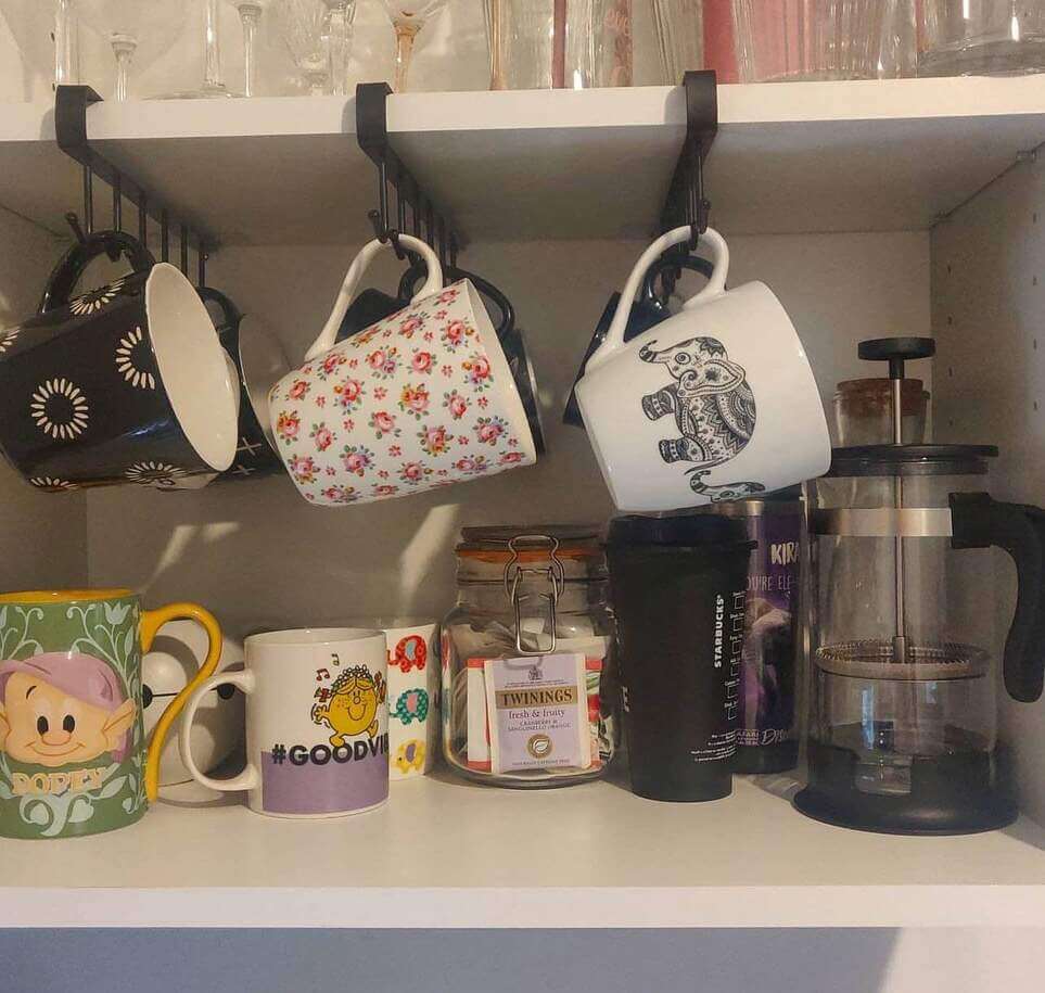 coffee mug storage ideas