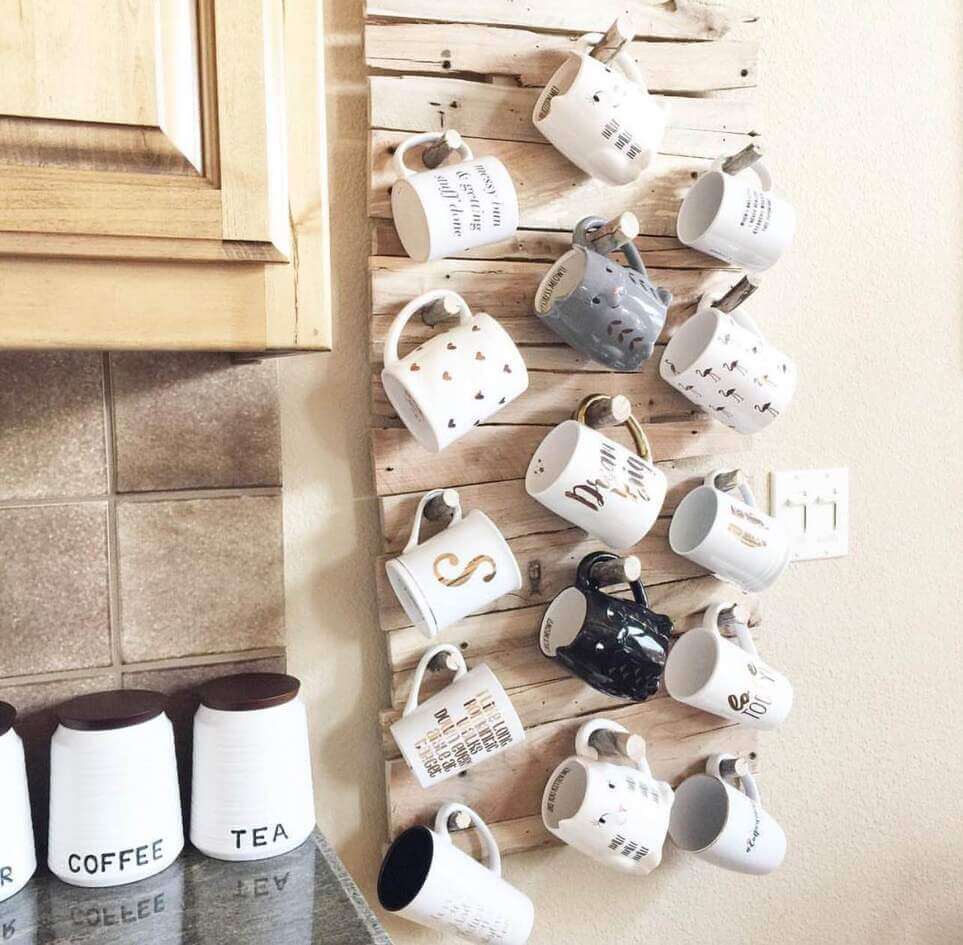 coffee mug storage ideas