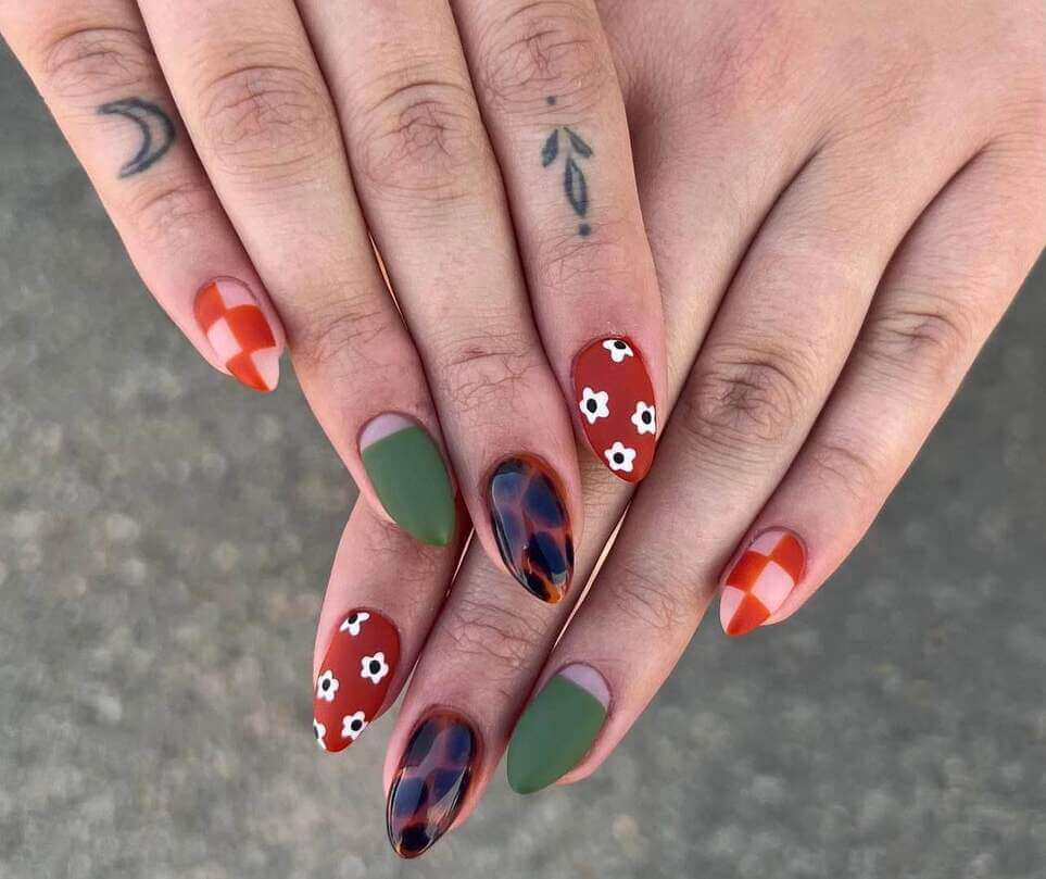 cute fall nail art designs