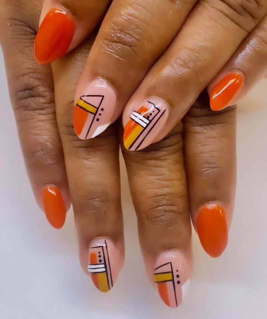 classy fall nail art designs