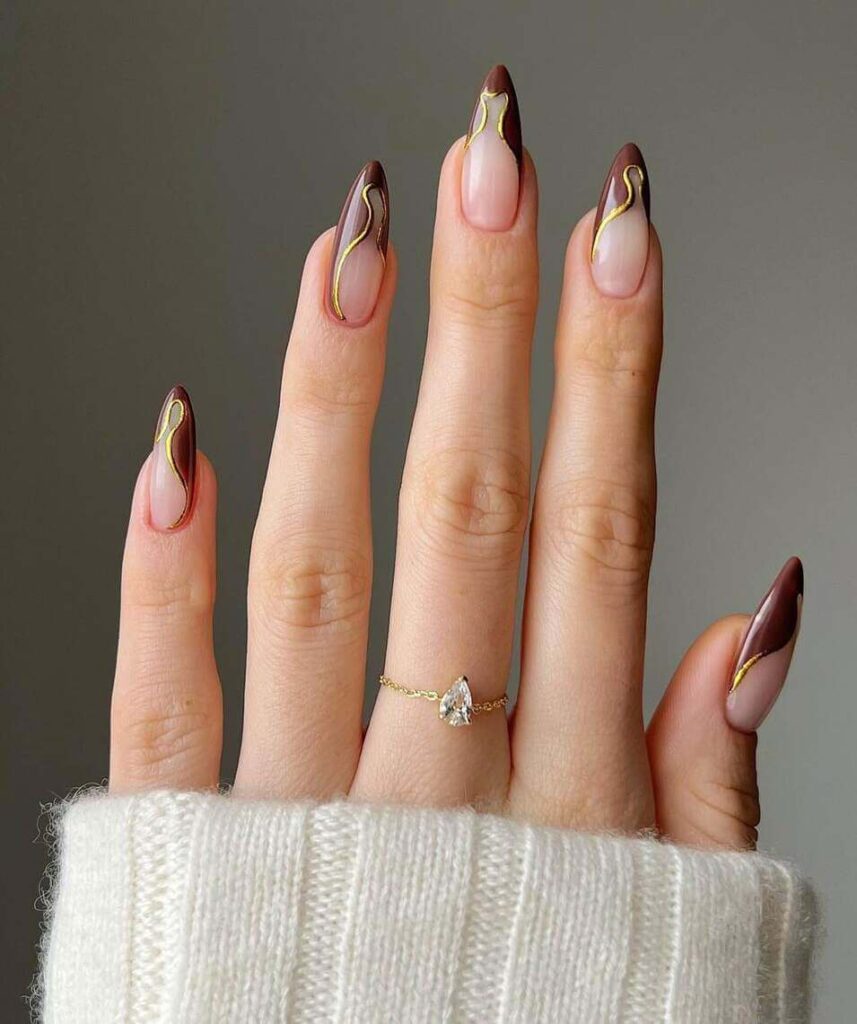 elegant fall nail designs