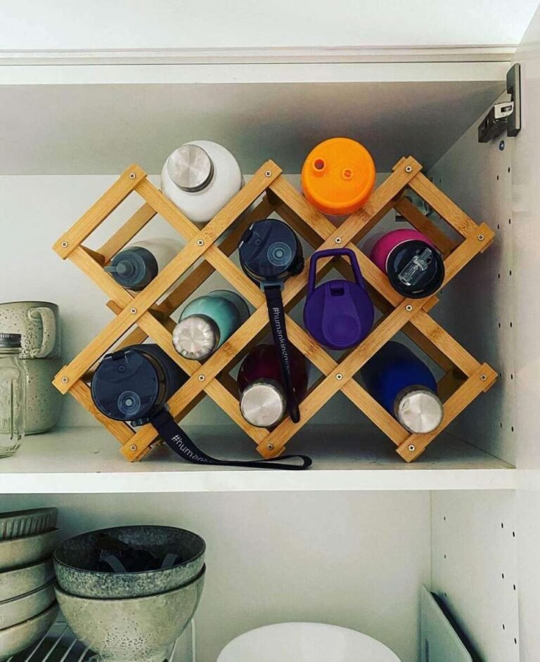 How to Organize Water Bottles in Kitchen: 18 Genius Storage Ideas ...
