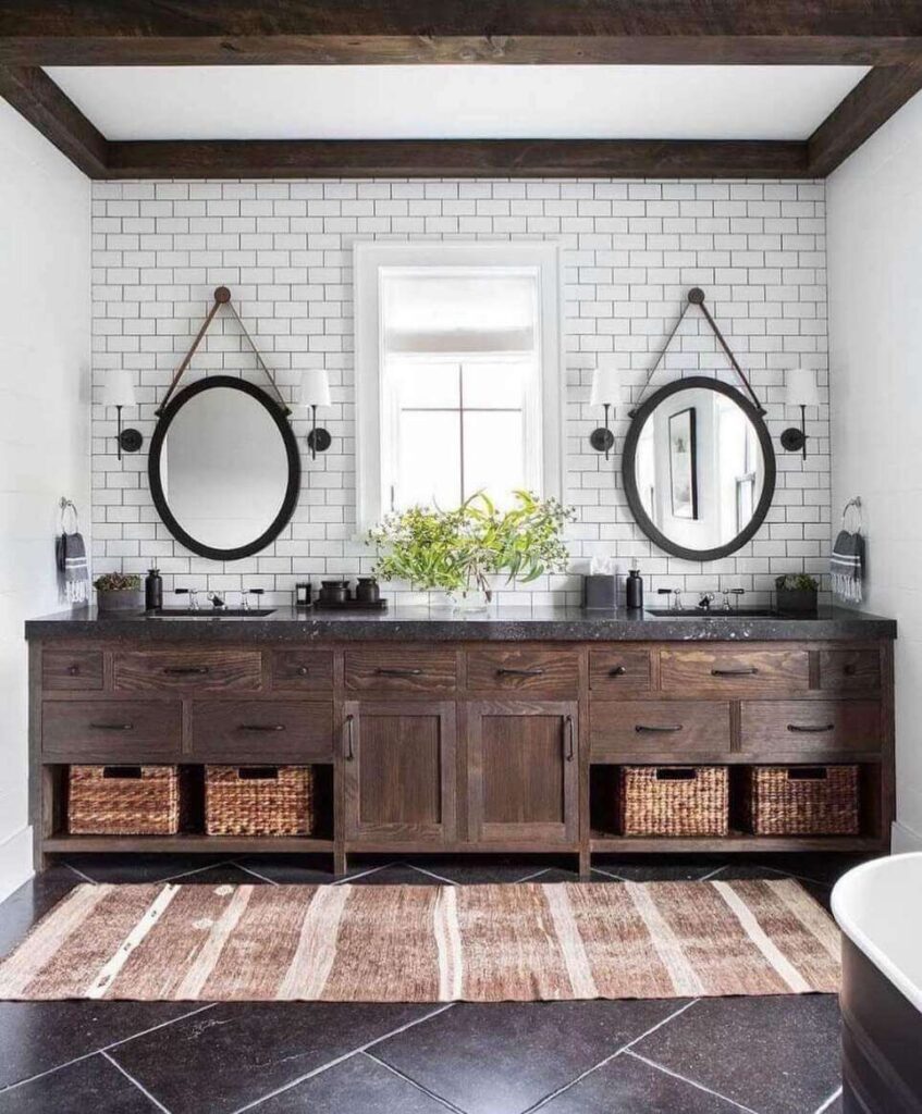 rustic farmhouse bathroom ideas