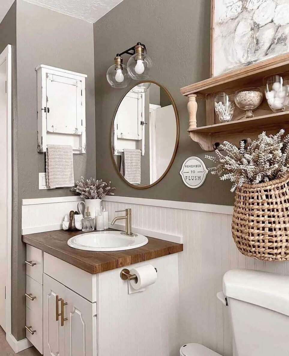 30 Timeless Farmhouse Bathroom Ideas to Inspire Your Next Remodel