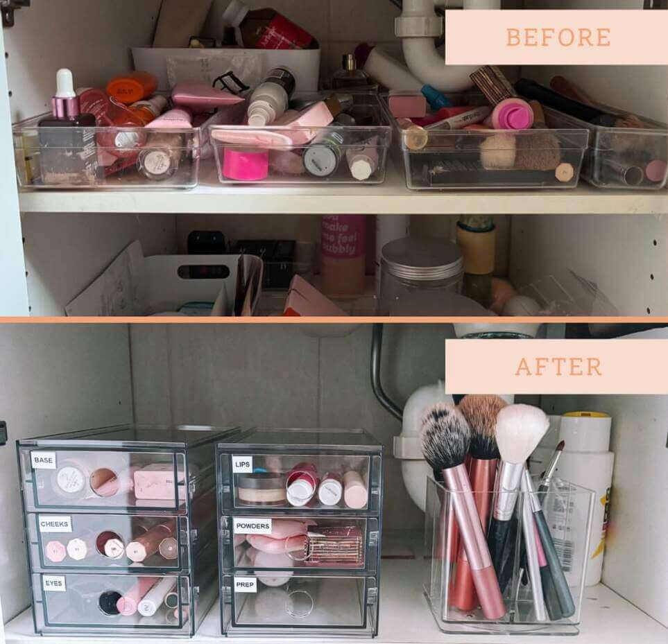 under bathroom sink organization ideas