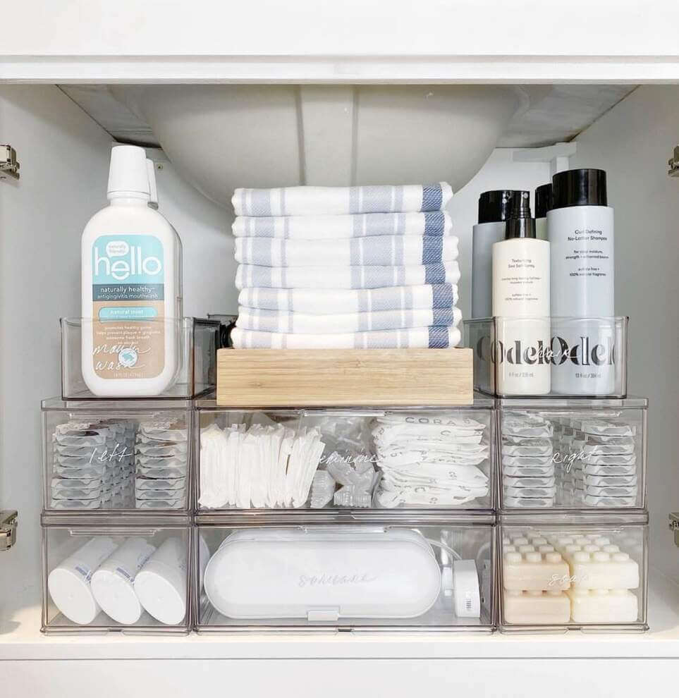 under bathroom sink organization ideas