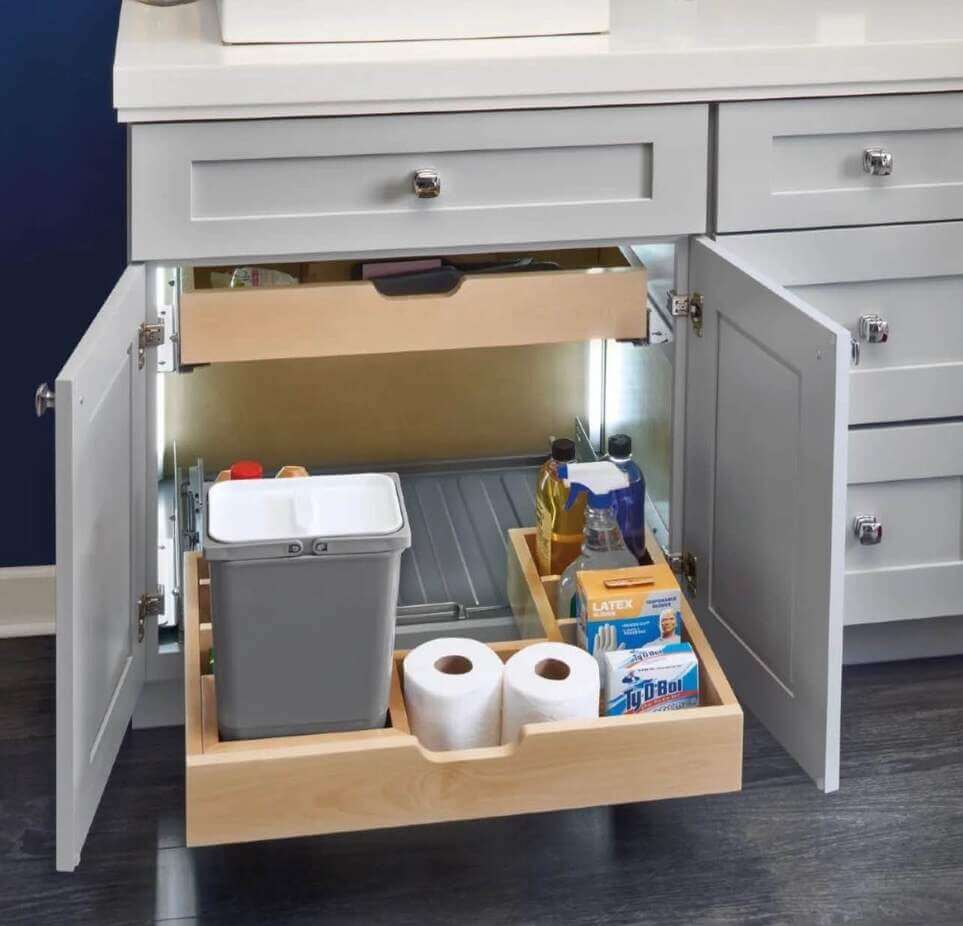 under bathroom sink organization ideas