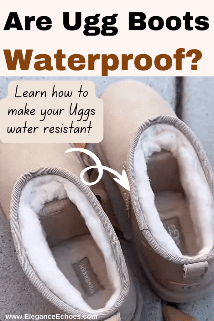 Are UGG boots waterproof