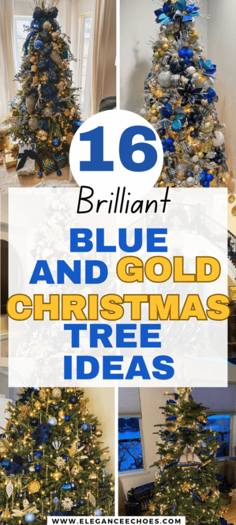 Blue-and-gold-christmas-tree ideas