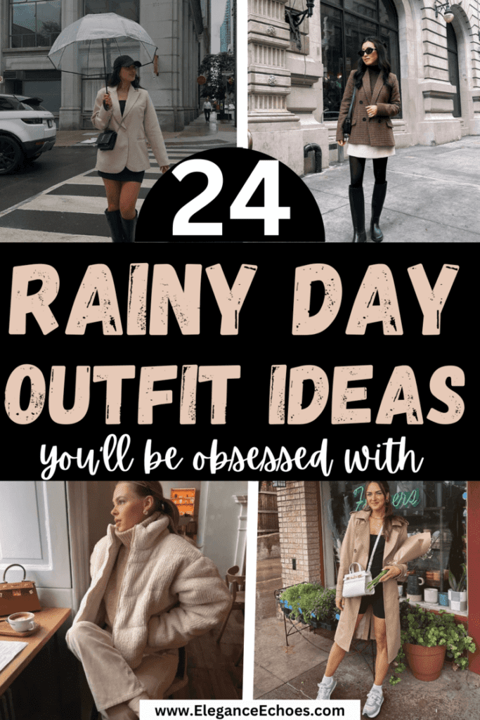 Cute outfits for rainy spring days best sale