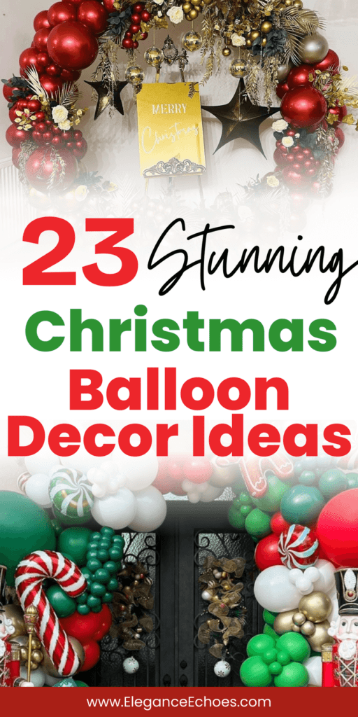 christmas balloon decor ideas