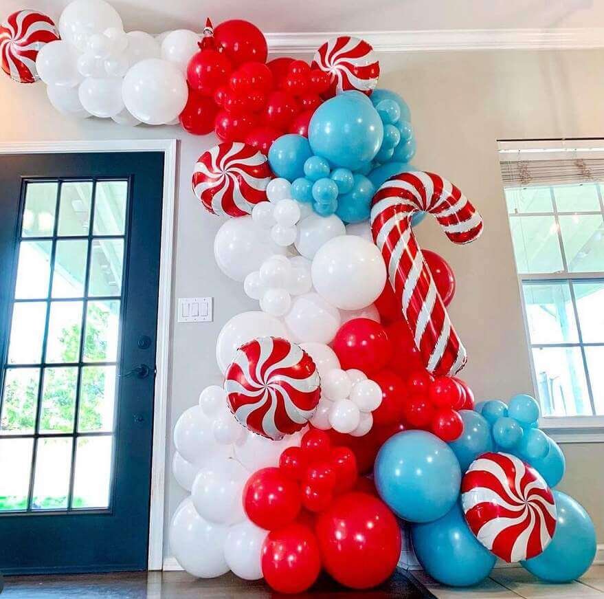 christmas balloon decoration ideas