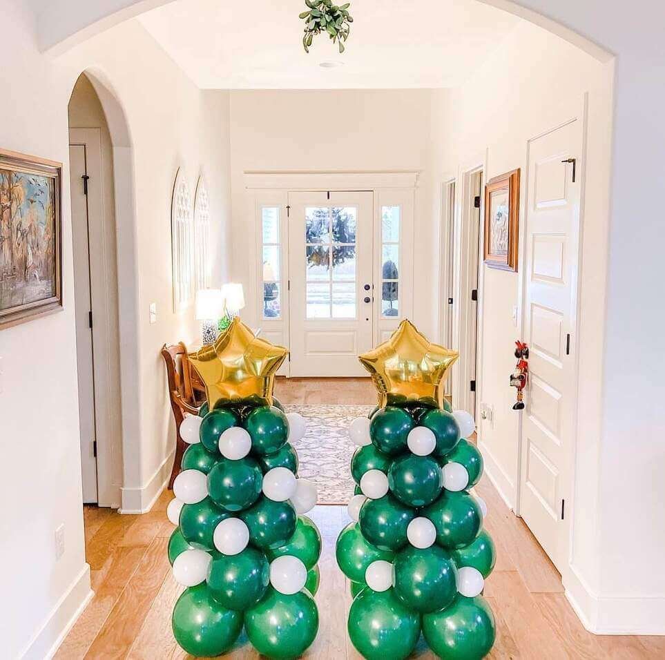 christmas balloon decoration ideas