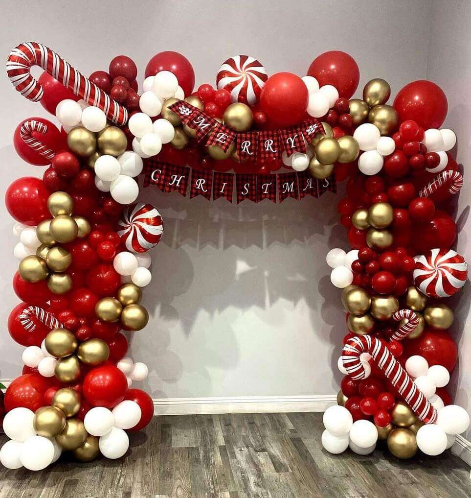 christmas balloon decoration ideas