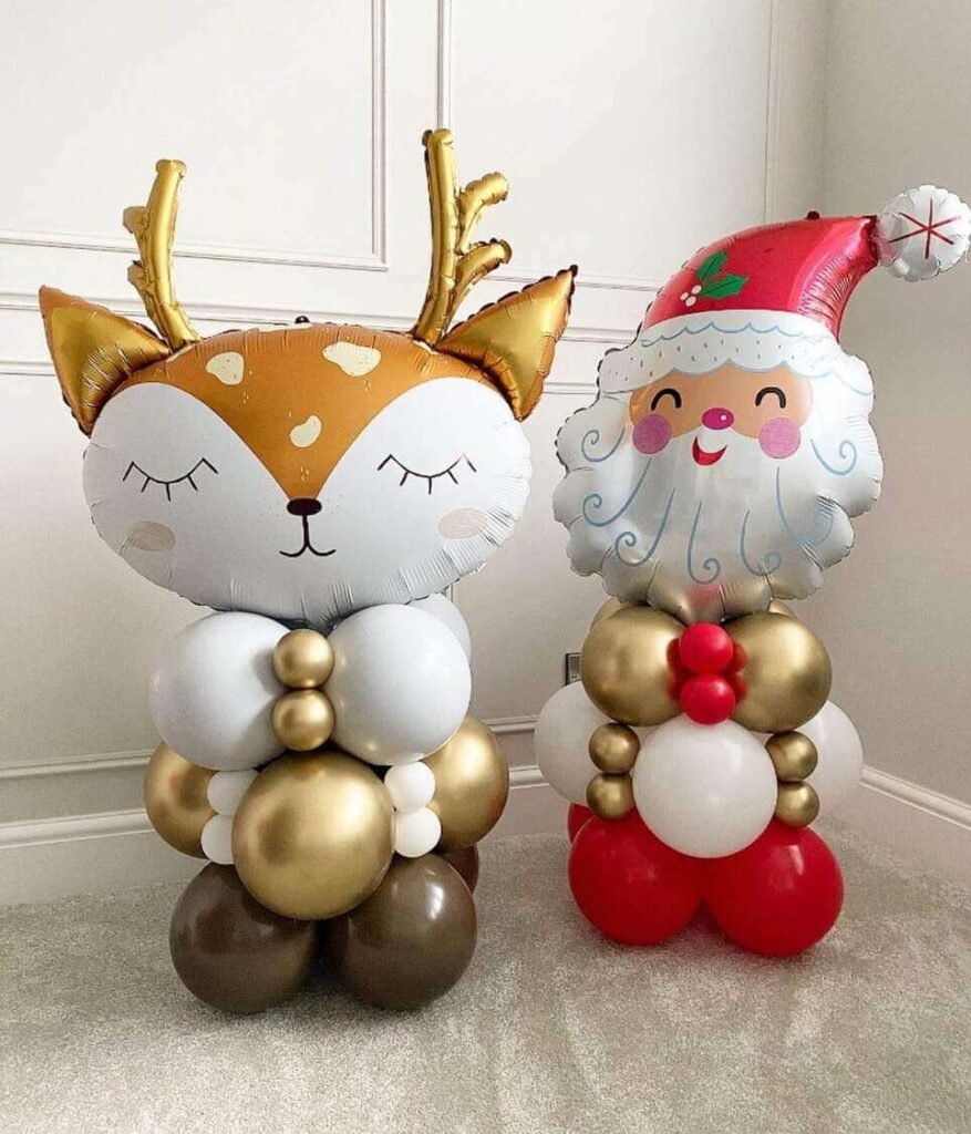 christmas balloon decoration ideas