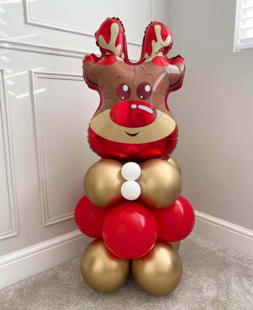 christmas balloon decoration ideas