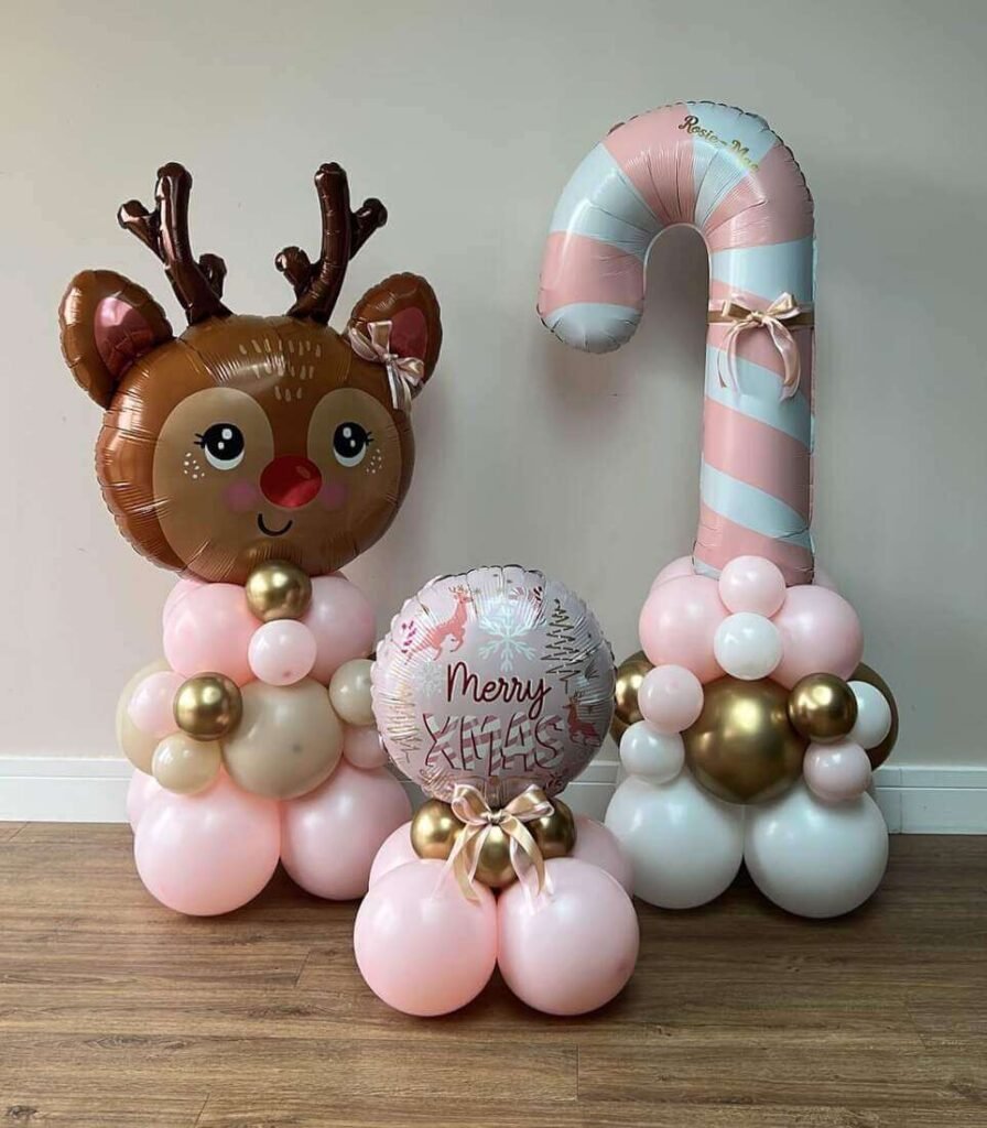 christmas balloon decoration ideas