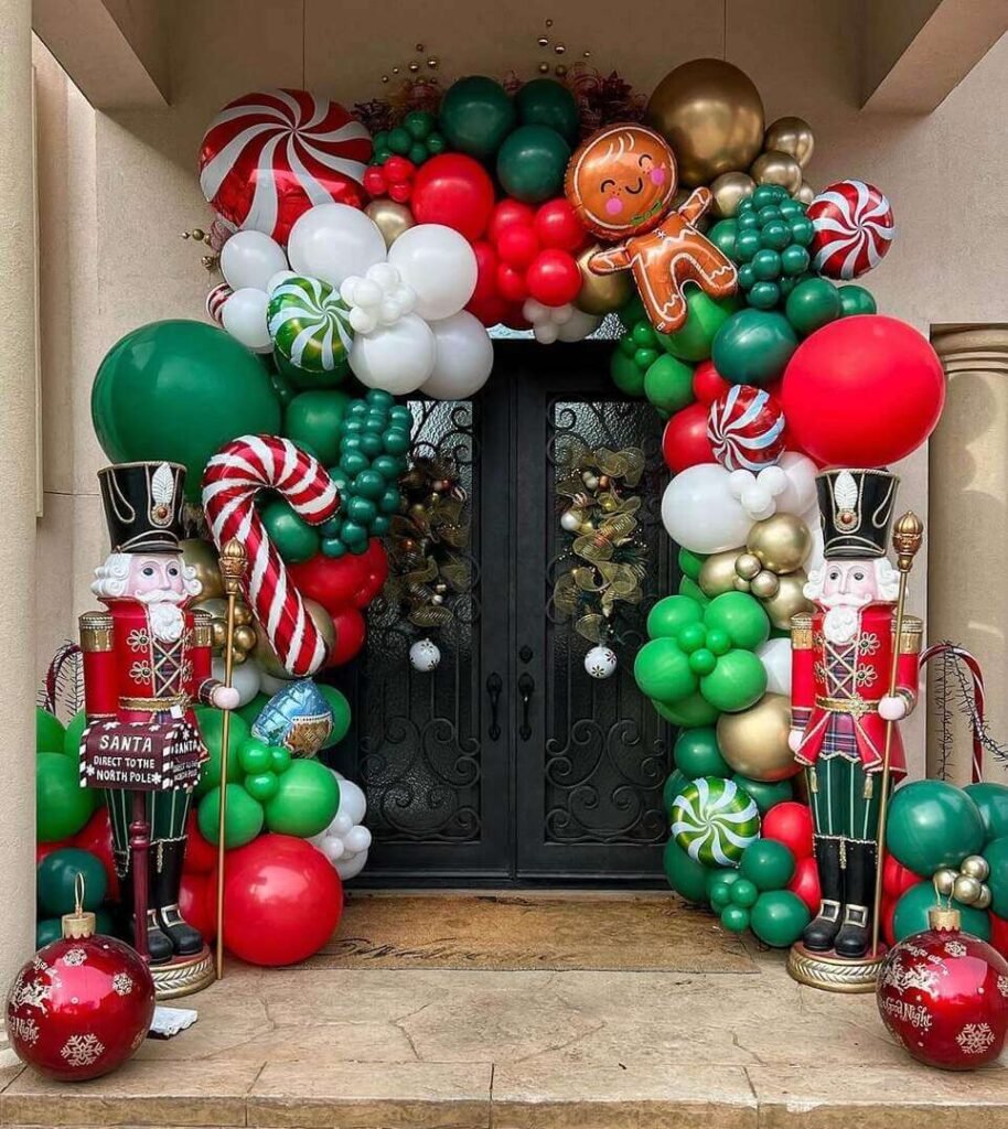 Christmas balloon decoration ideas