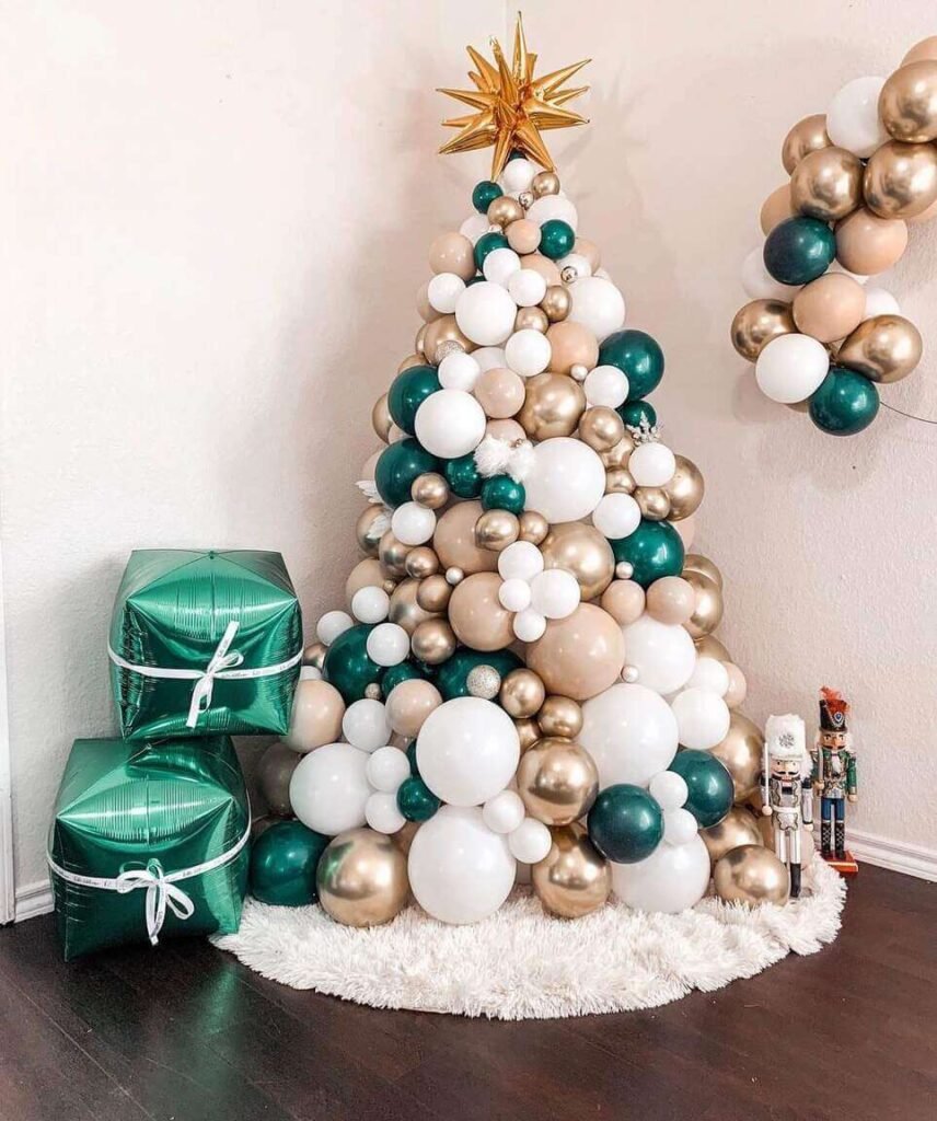 christmas balloon decoration ideas