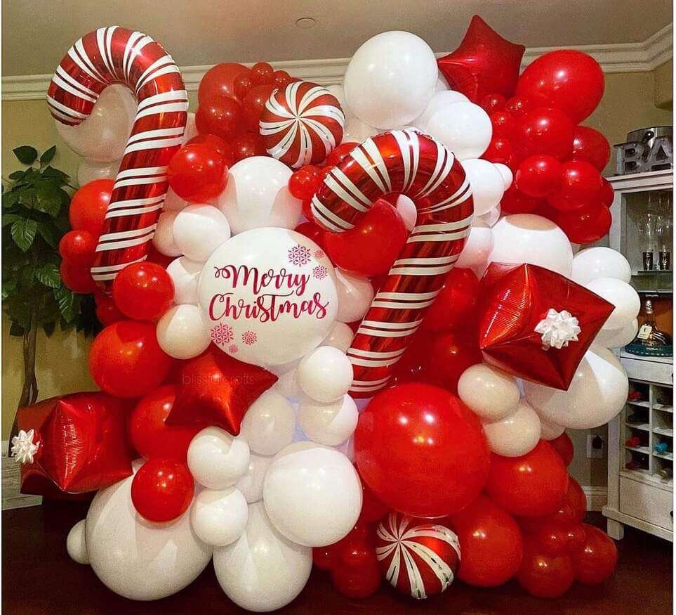 christmas balloon decoration ideas