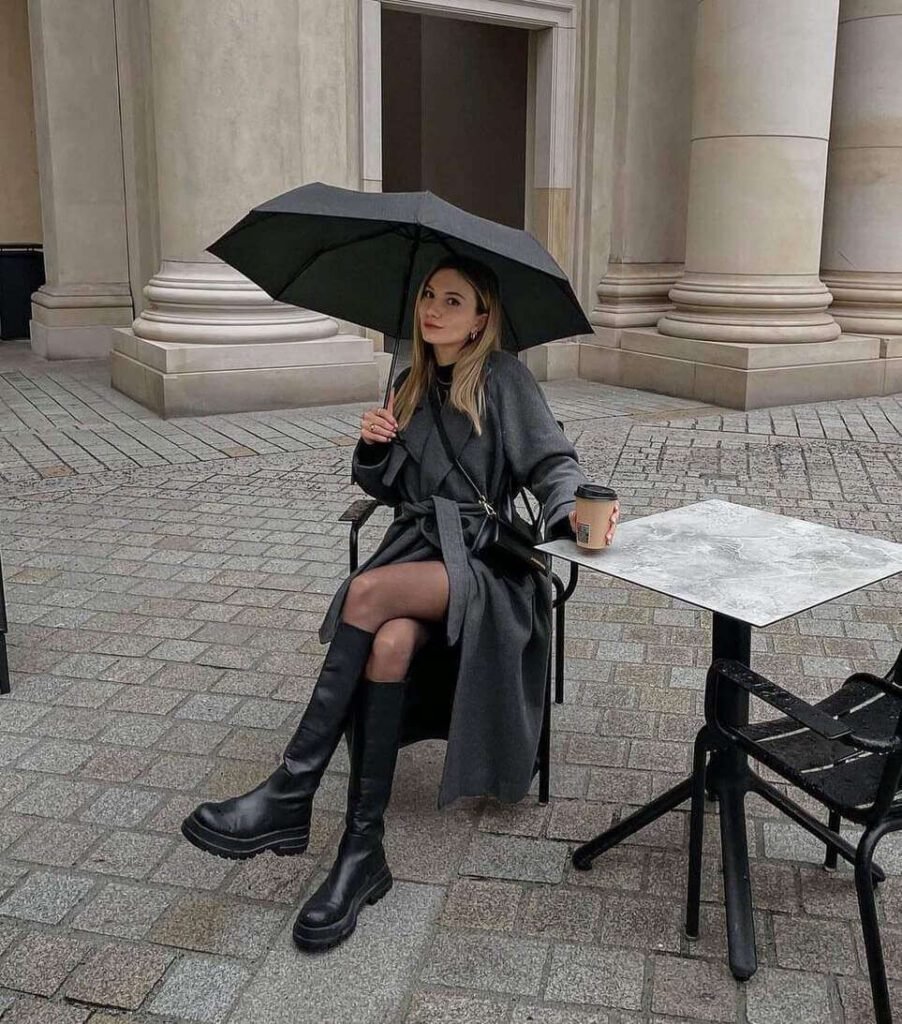 chic rainy day outfit ideas