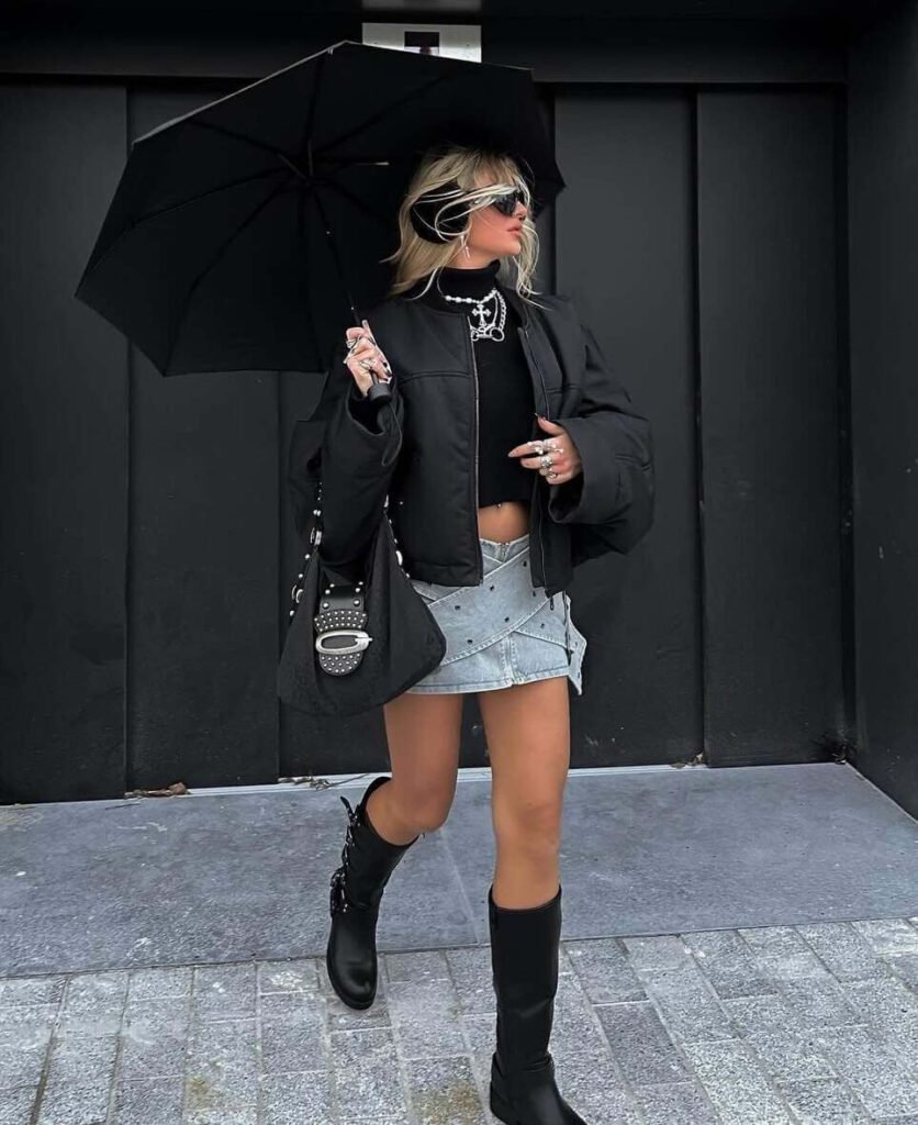 24 Rainy Day Outfit Ideas to Look Great Even When It s Wet