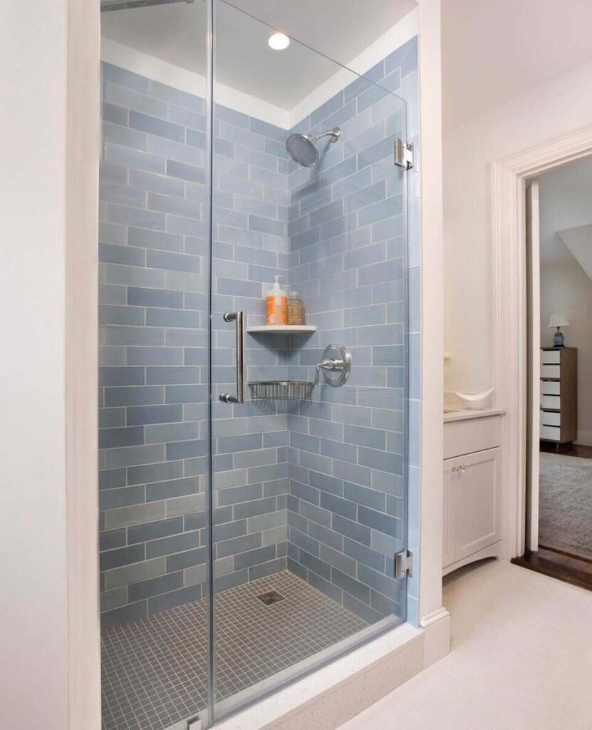 multi color shower tiles ideas