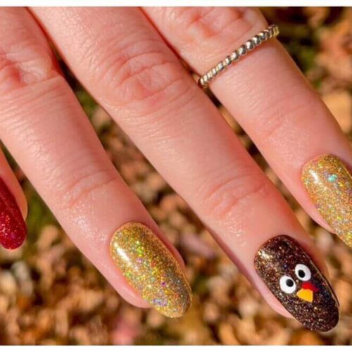 Thanksgiving nail designs