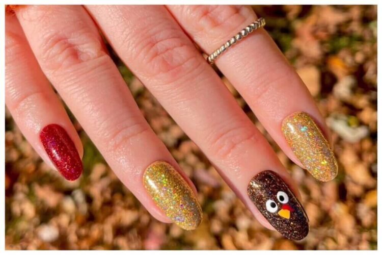 Thanksgiving nail designs