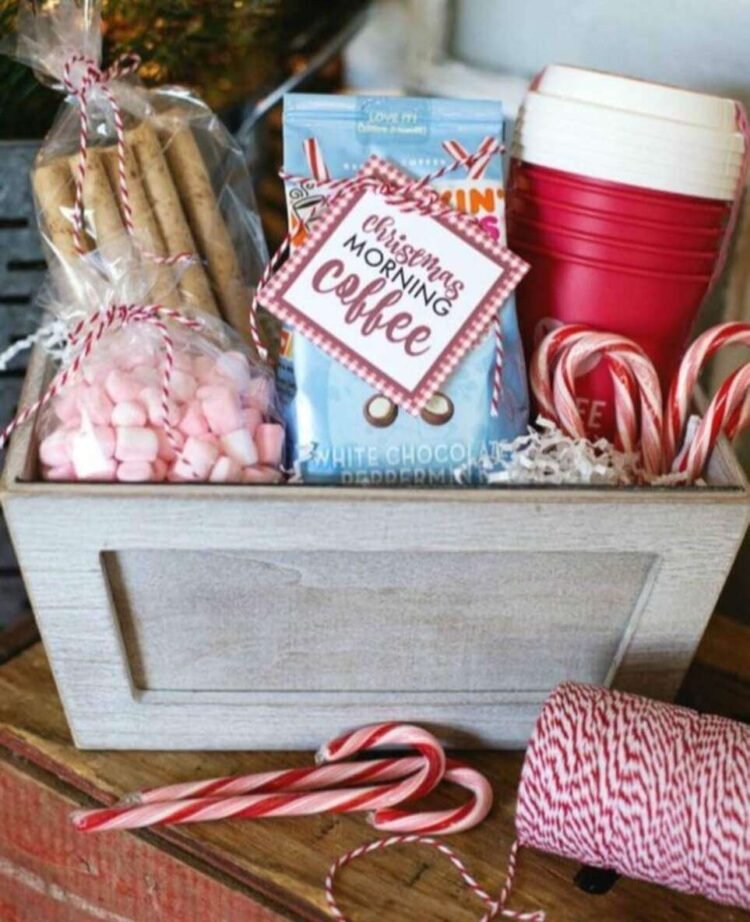 Brew a Little Joy with 20 Unique Christmas Coffee Basket Ideas