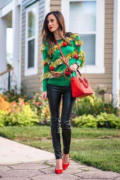 17 Best Ways to Style Cute Outfits with Ugly Christmas Sweater This Holiday Season