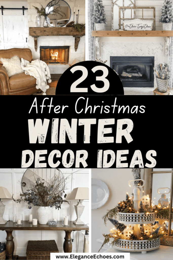 after Christmas winter decorating ideas