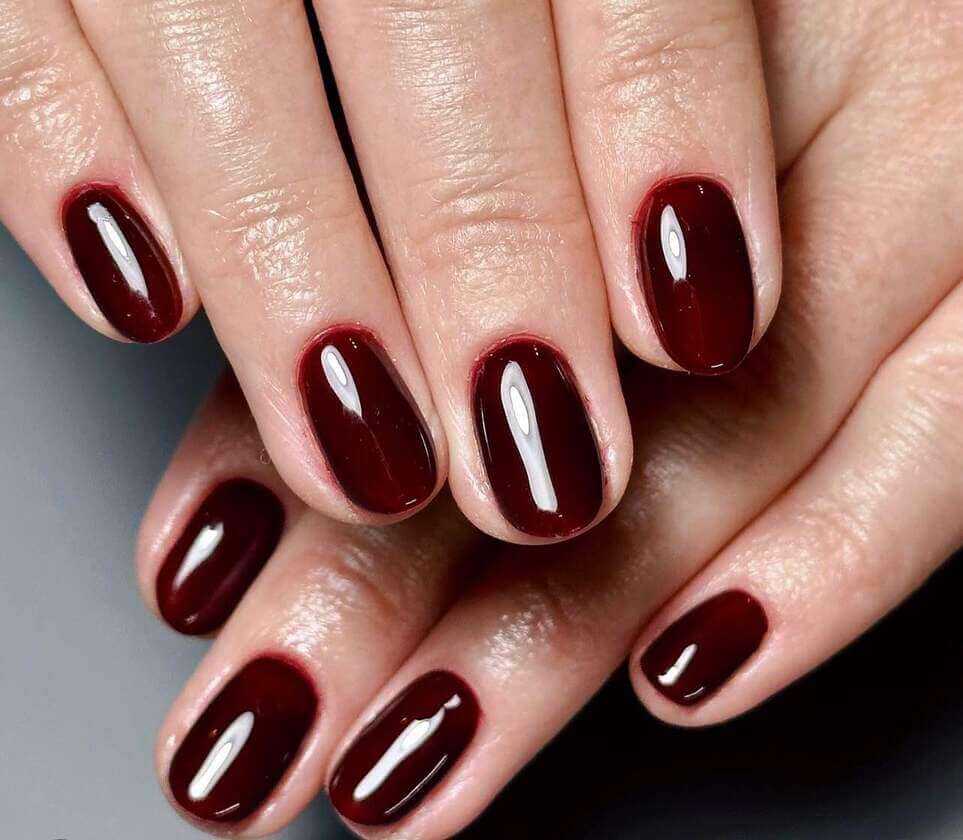 dark winter nail colors