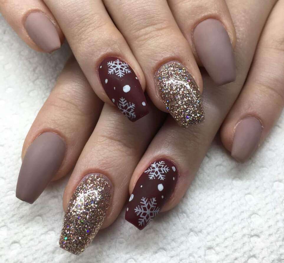 winter nail art