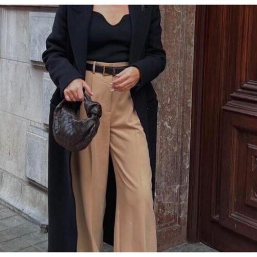 black and beige outfits