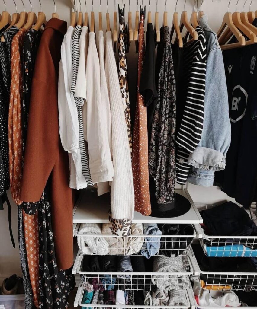 how to organize winter clothes