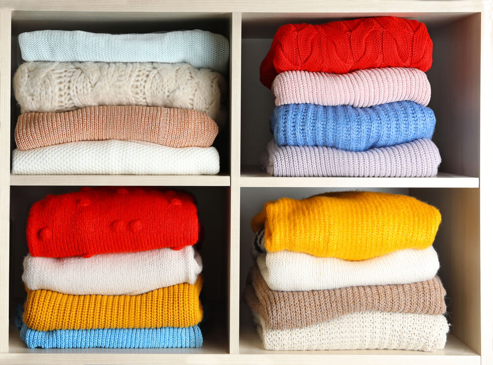 how to organize winter clothes