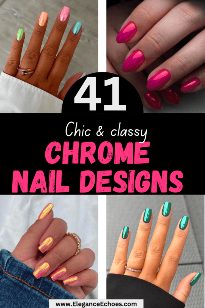 chrome nail designs