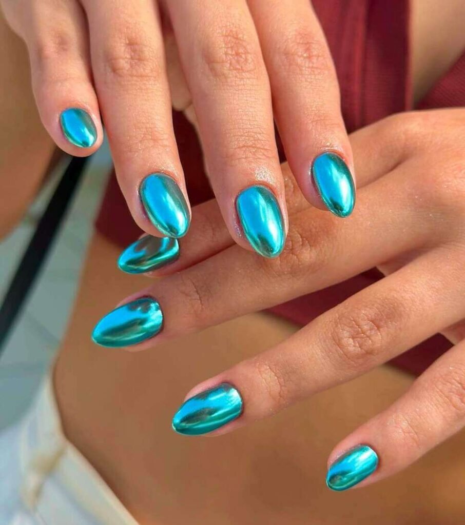 chrome nail designs