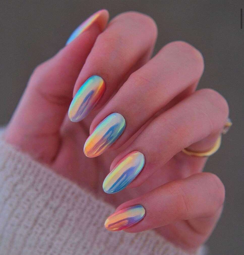 chrome nail designs