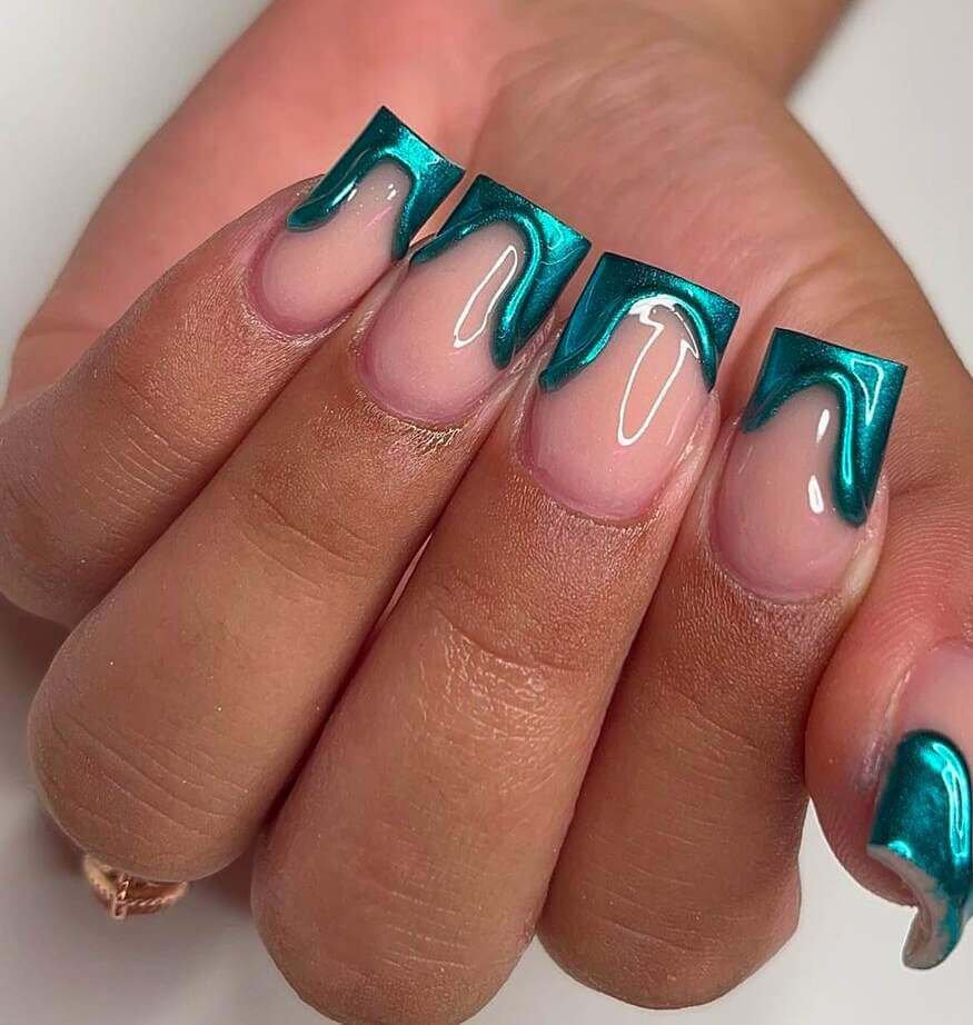 Chrome nail art