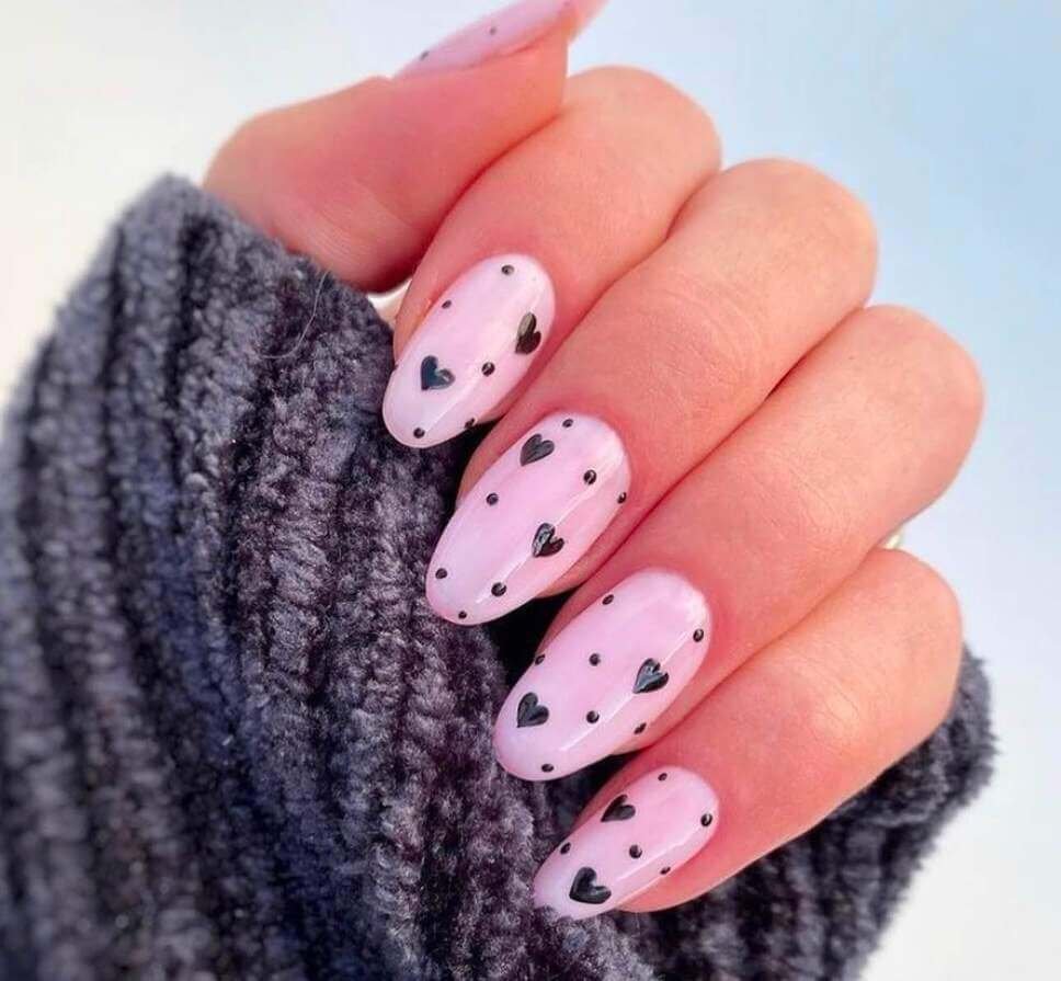 Valentine's nail designs