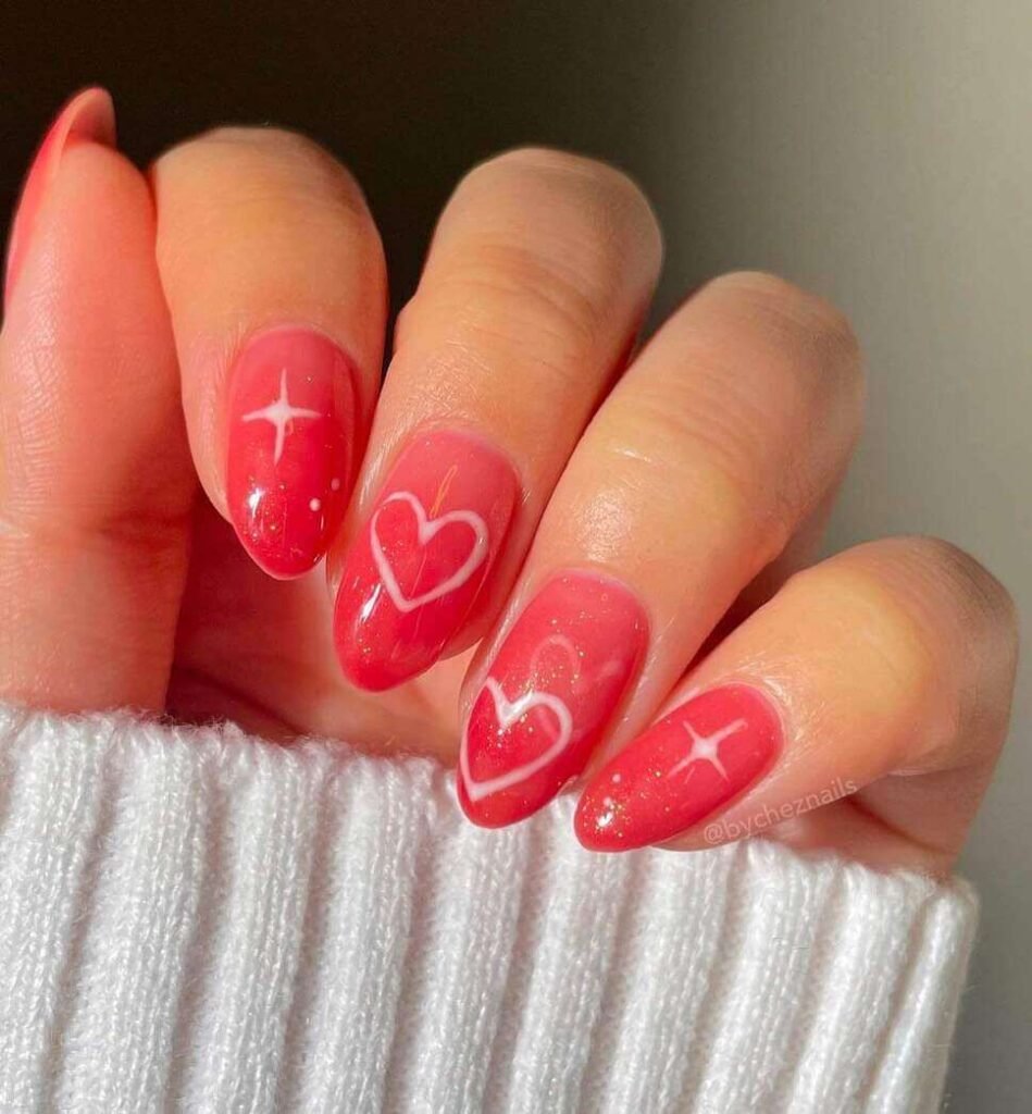 Valentine's nail designs